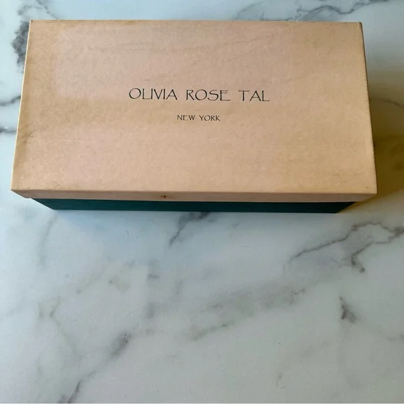 Olivia Rose Tal Silk Pom-Pom Mules Size 8 - Picture 12 of 12